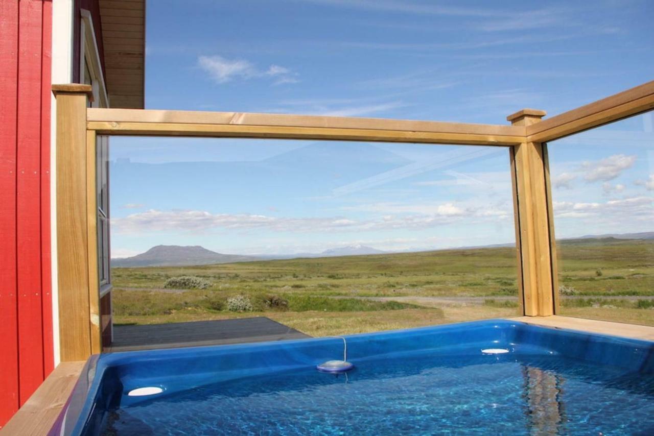 Blue View Cabin 1B With Private Hot Tub Vila Reykholt  Exterior foto